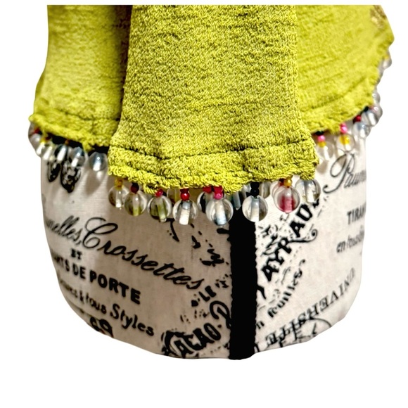 Vasari Women’s Cardigan With Fringe Details. Green. Medium NWT - Picture 8 of 12